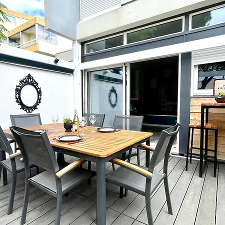 Maison Moderne Proche Avec Patio Et Parking Privatif - Fr-1-748-32 펜션 카네트